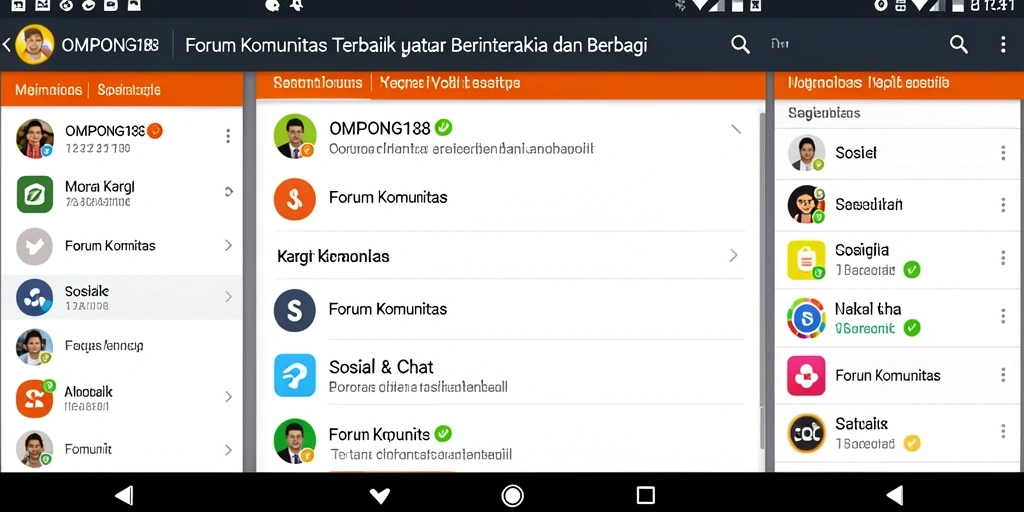 Antarmuka OMPONG188 yang intuitif dan menarik perhatian.