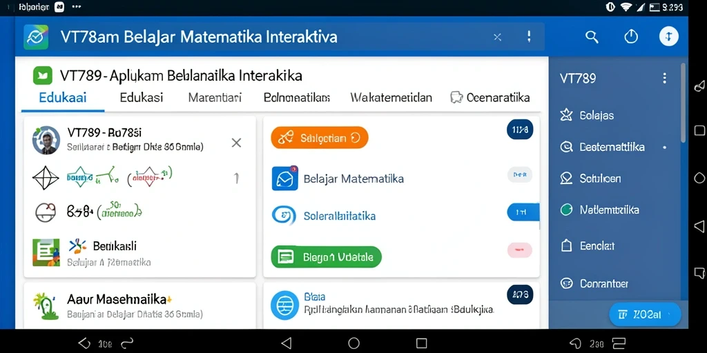 Tampilan antarmuka VT789 yang intuitif dan menarik.